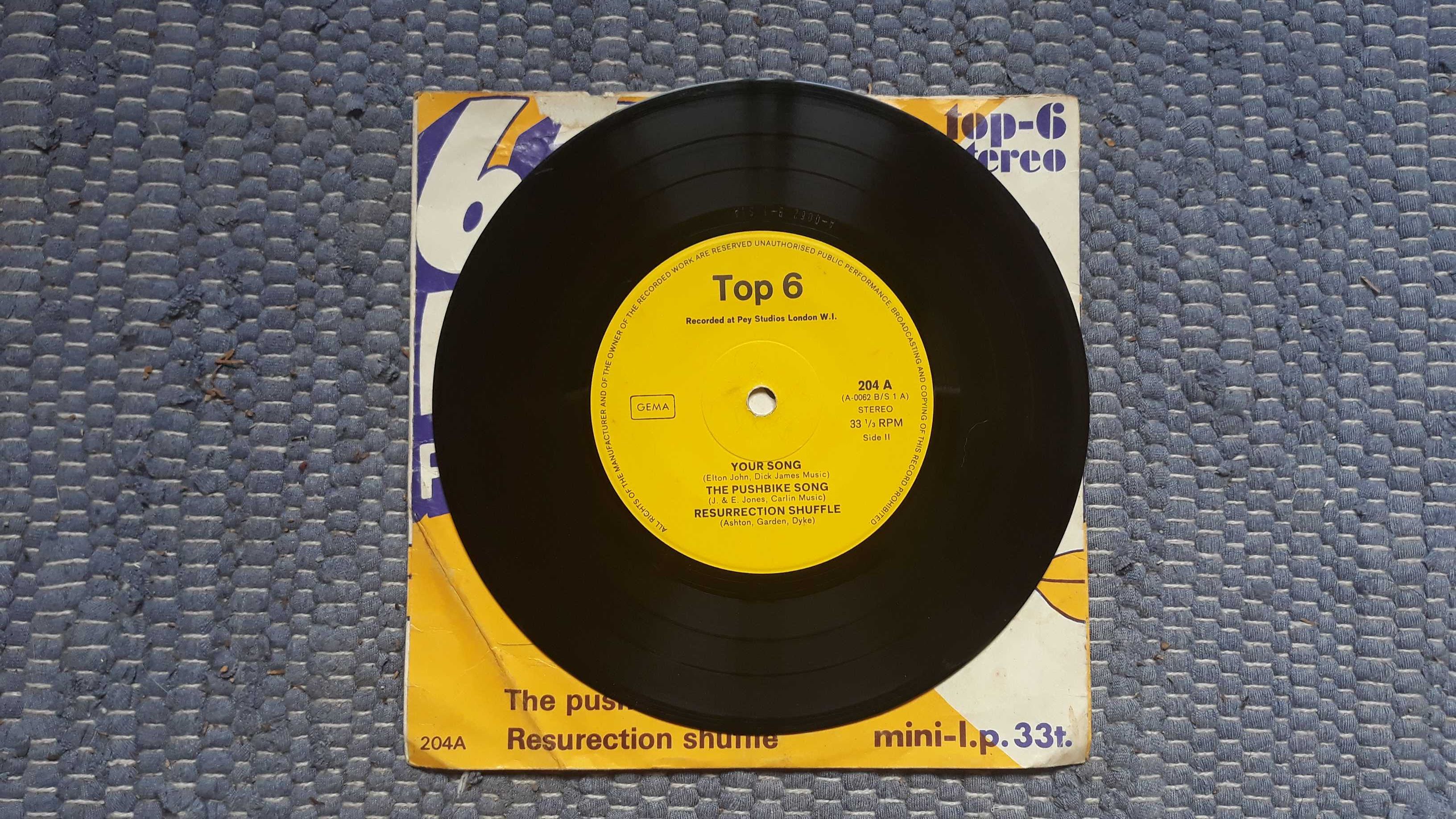 Vários - 6 top hits from England - single vinil - portes incluídos