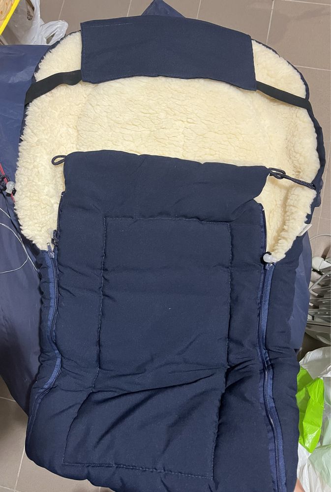 Зимовий конверт на овчині