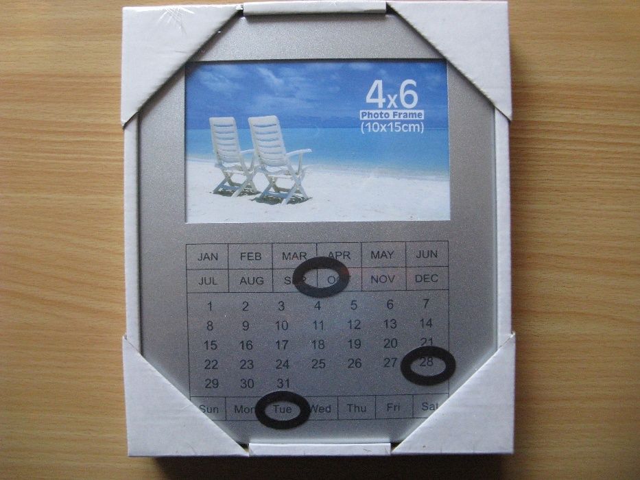 Фоторамка часы, фоторамка календарь