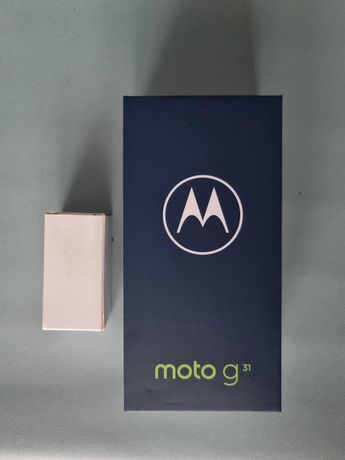 Motorola G31, 4/64GB, 6,4" FHD+ AMOLED, 5000mAh, NOWY + ładowarka sam.