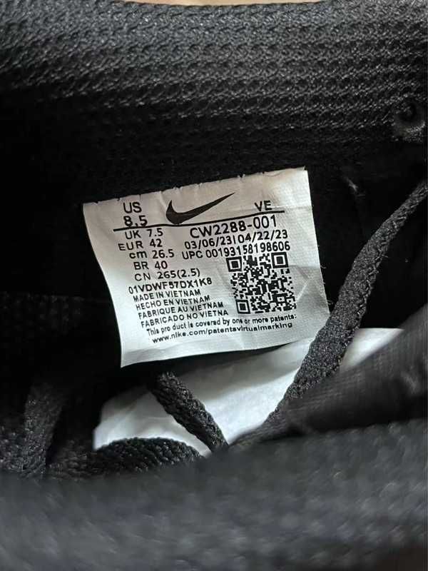 Nike męskie czarne trampki, rozmiar 42