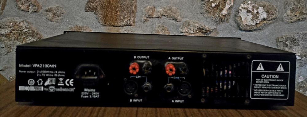 Amplificador de potência 2 x 100W CREST POWER (19")