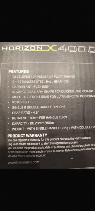 Kołowrotek Matrix Horizon X 4000