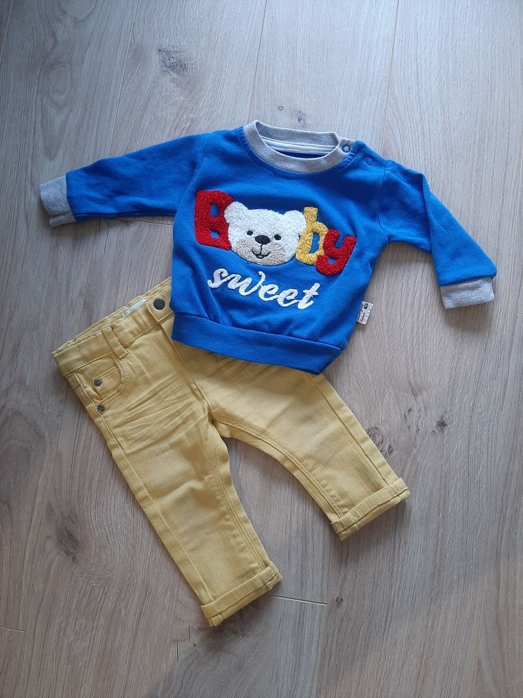 74cm Bluza słodki misiu stan idealny sweterek