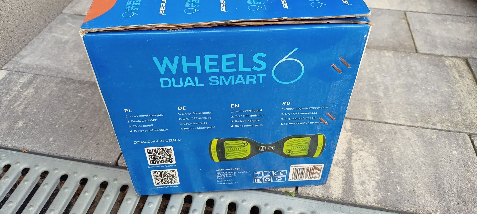 Deskorolka elektryczna dwukołowa Skymaster Wheels 6