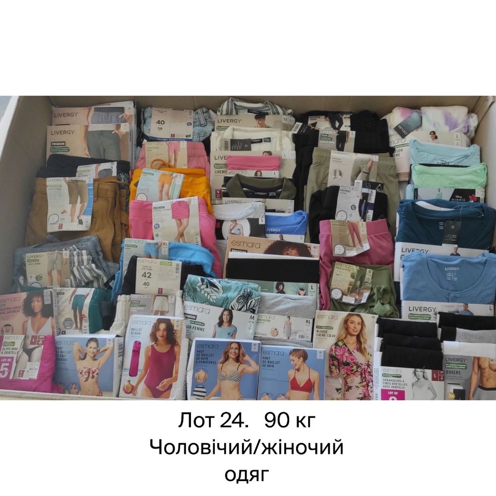 Опт Лоти одяг з Європи Lidl