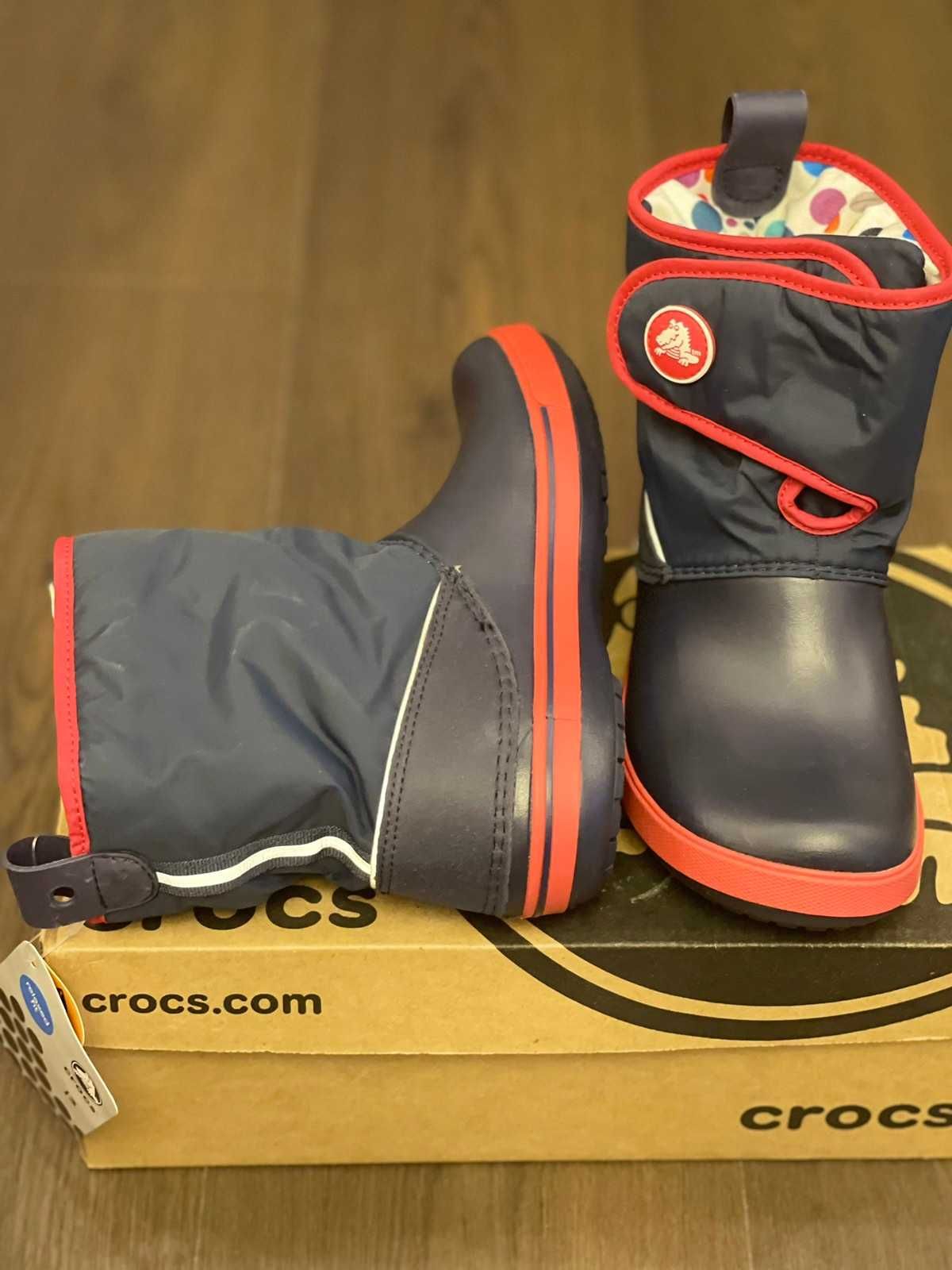 Сапожки CROCS Crocband II. 5 Gust размер J3 евро 34-35