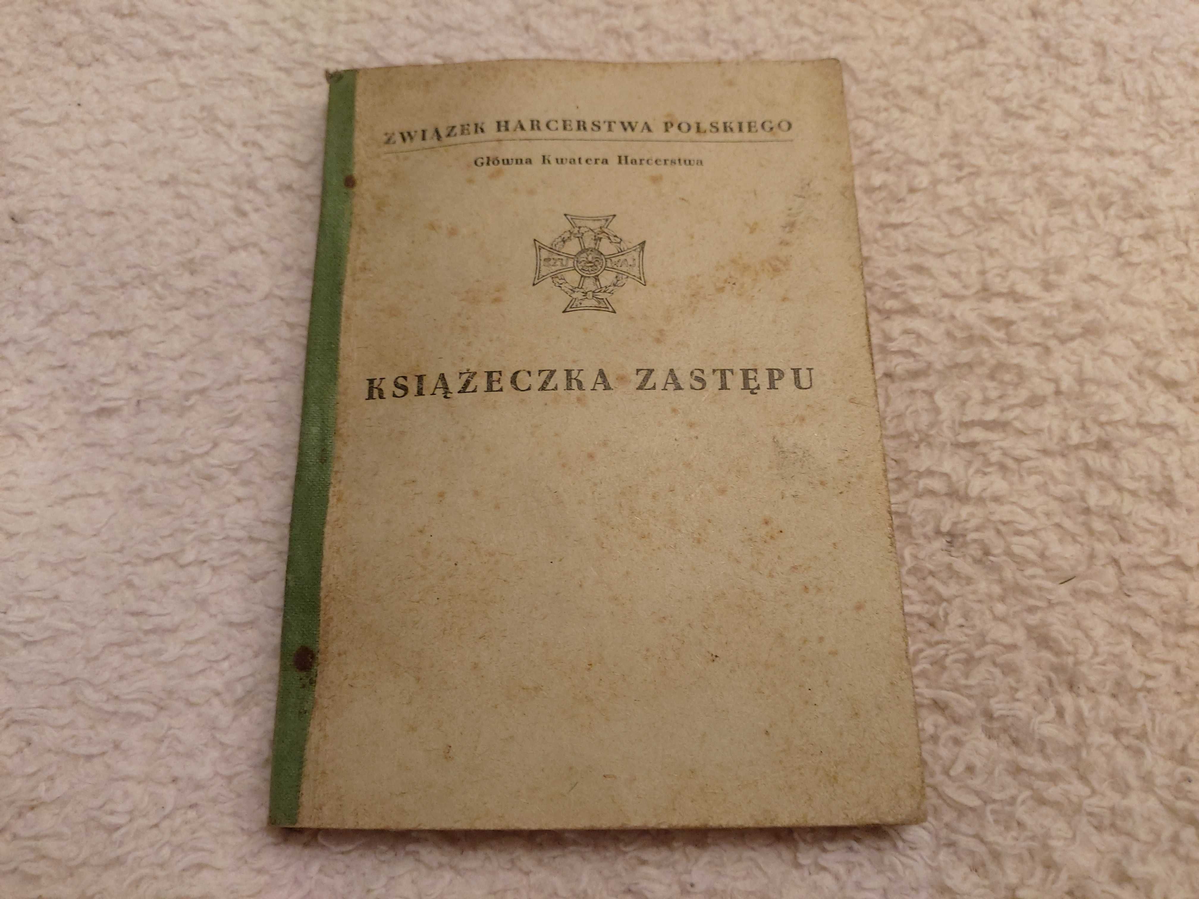 Związek Harcerstwa Polskiego książeczka zastępu