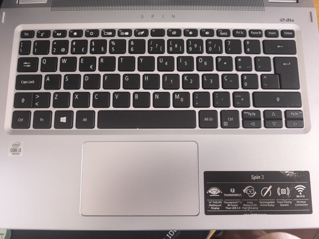 Portátil Híbrido ACER Spin 3 14'' - Intel Core i3-1005G1