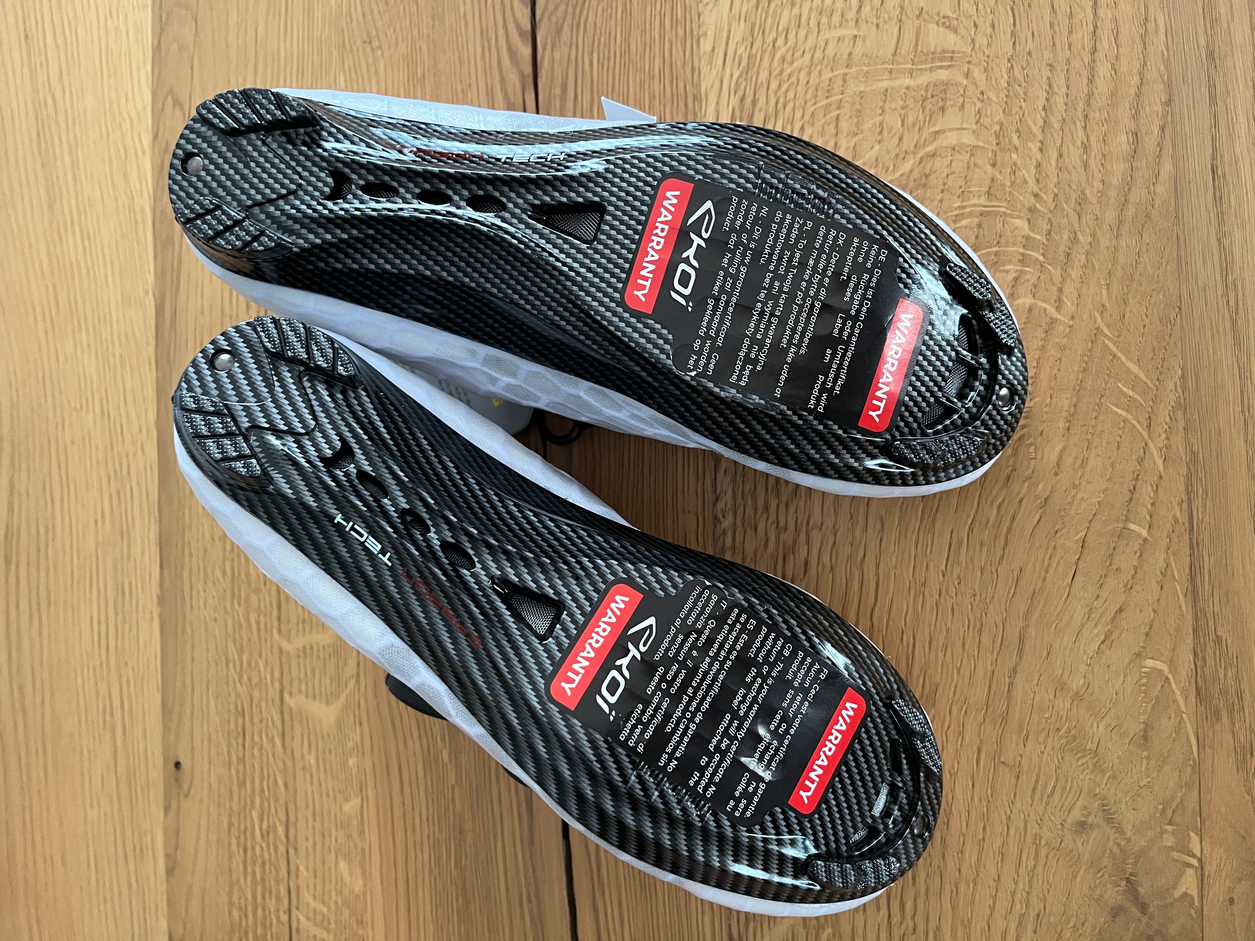 Buty szosowe EKOI ULTRALIGHT carbon białe