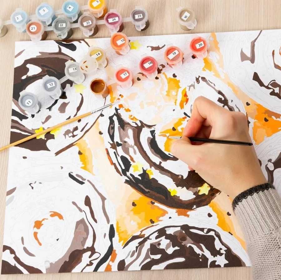 Malowanie po numerach obraz do malowania dla dzieci zestaw 47x57cm