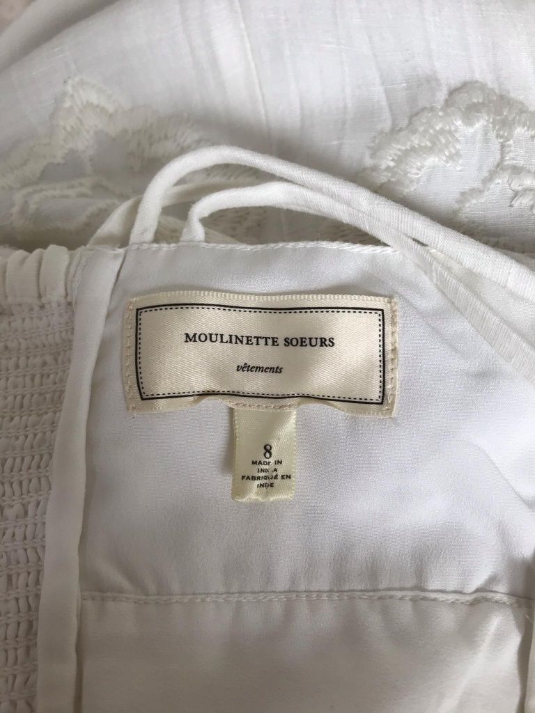 Moulinette Soeurs przepiękna suknia boho M len