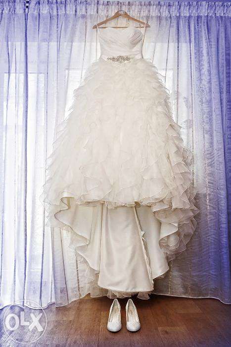 Продам свадебное платье Justin Alexander р.36-38 айвори