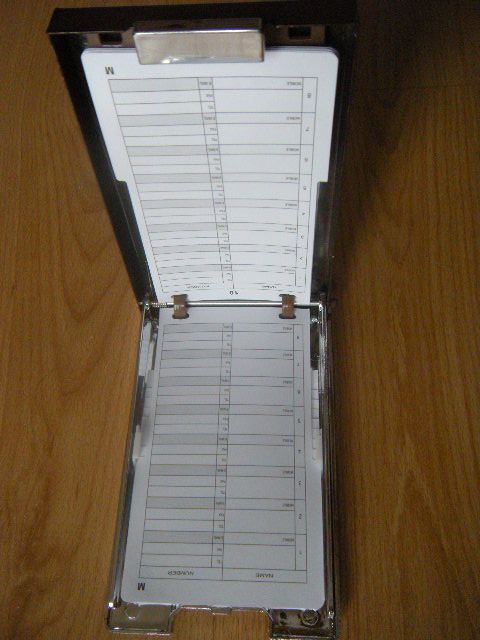 automatyczny notes notatnik sekretnik notesik spis telefonów automat