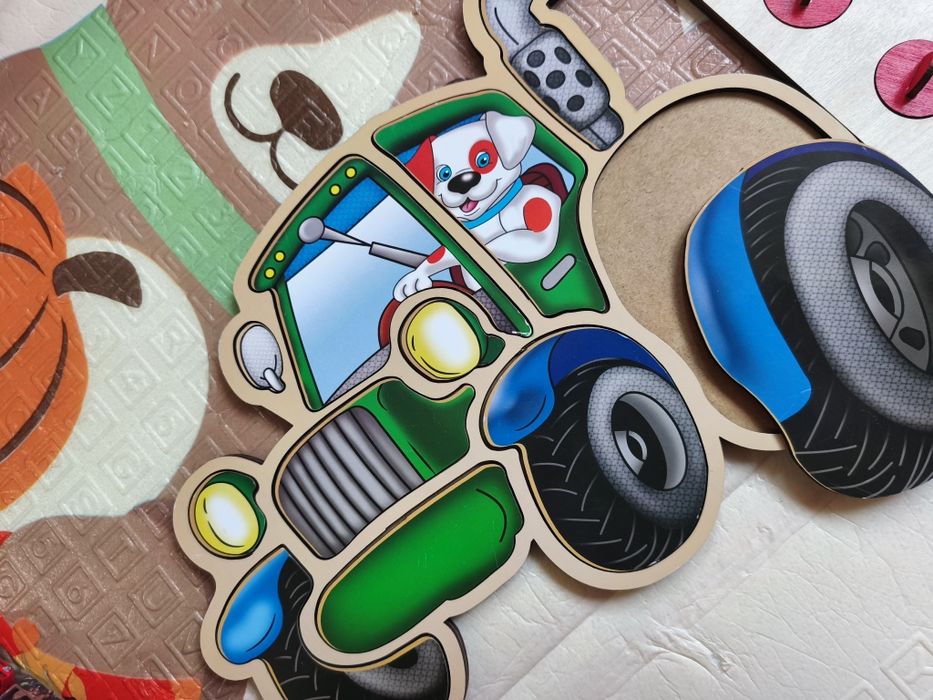 Дерев'яні пазли вкладки ubbees