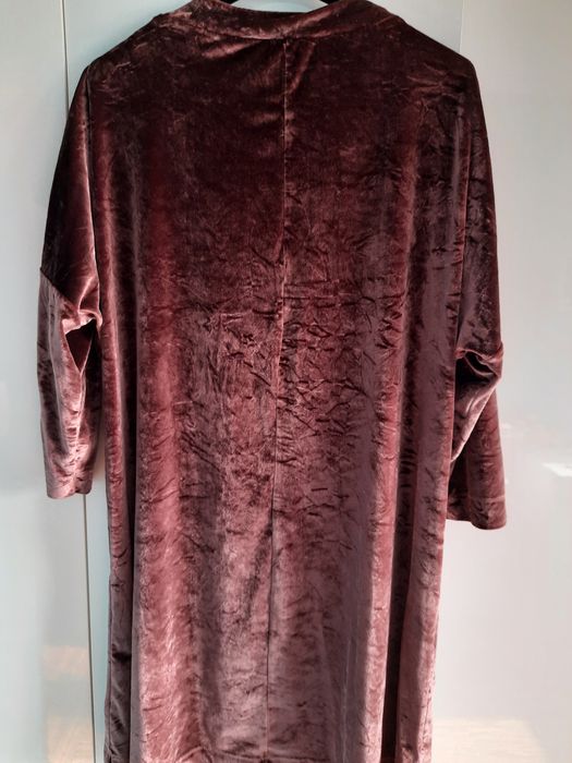 ZARA sukienka tunika welurowa rozm. M