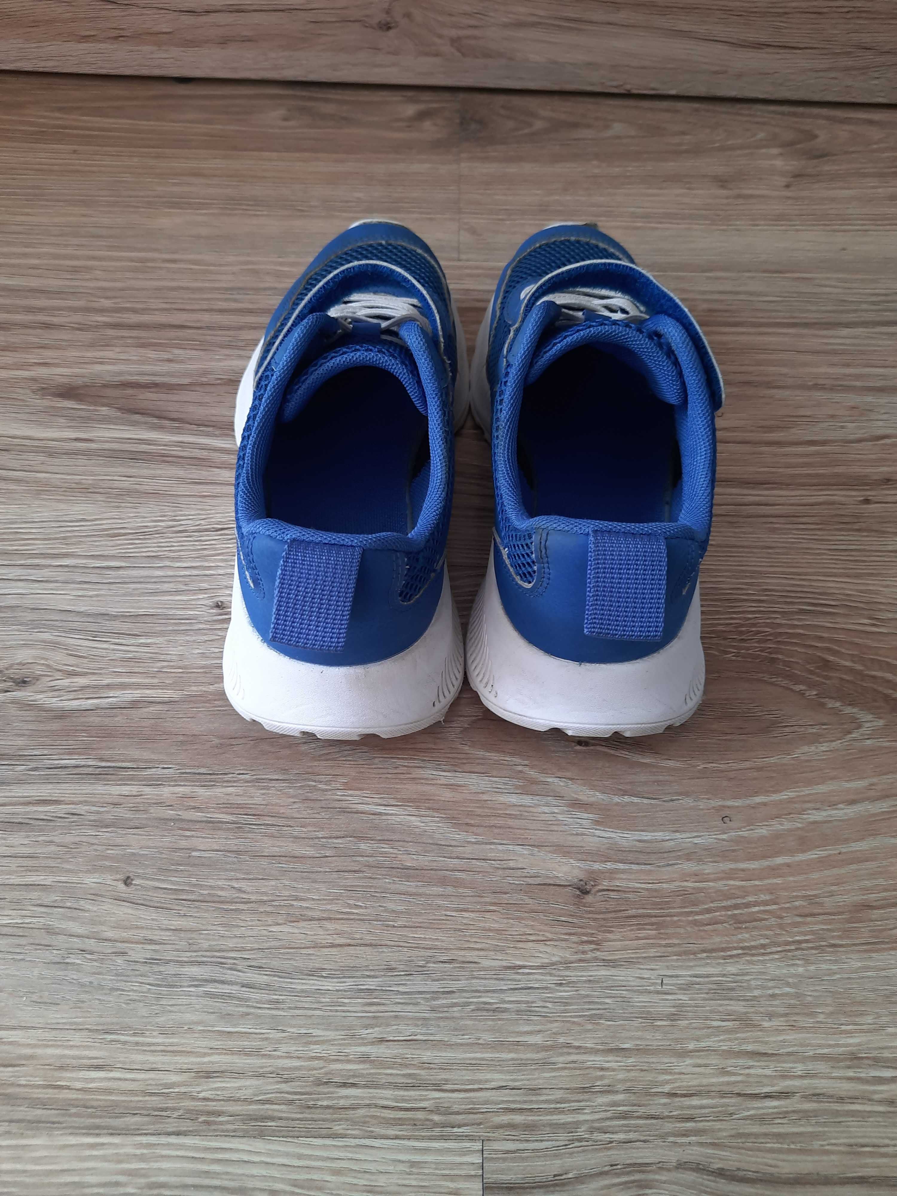 buty sneakersy adidasy chłopięce niebieskie H&M rozm. 34