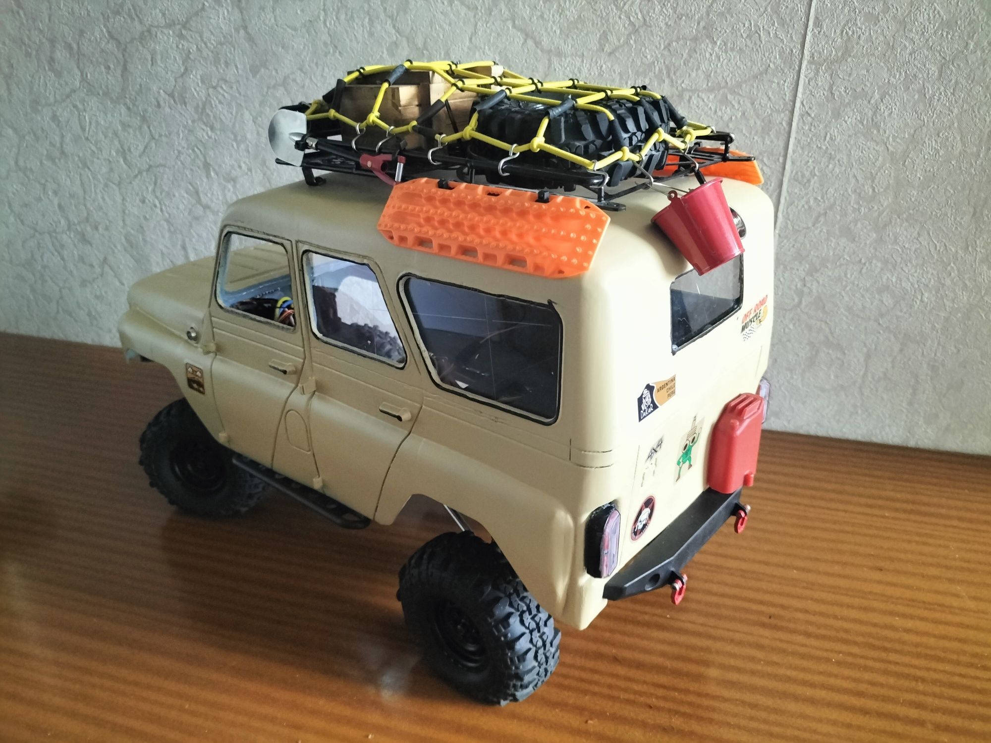 Karoseria hard body rc trial crawler uaz hunter  313mm jak trx4 scx10