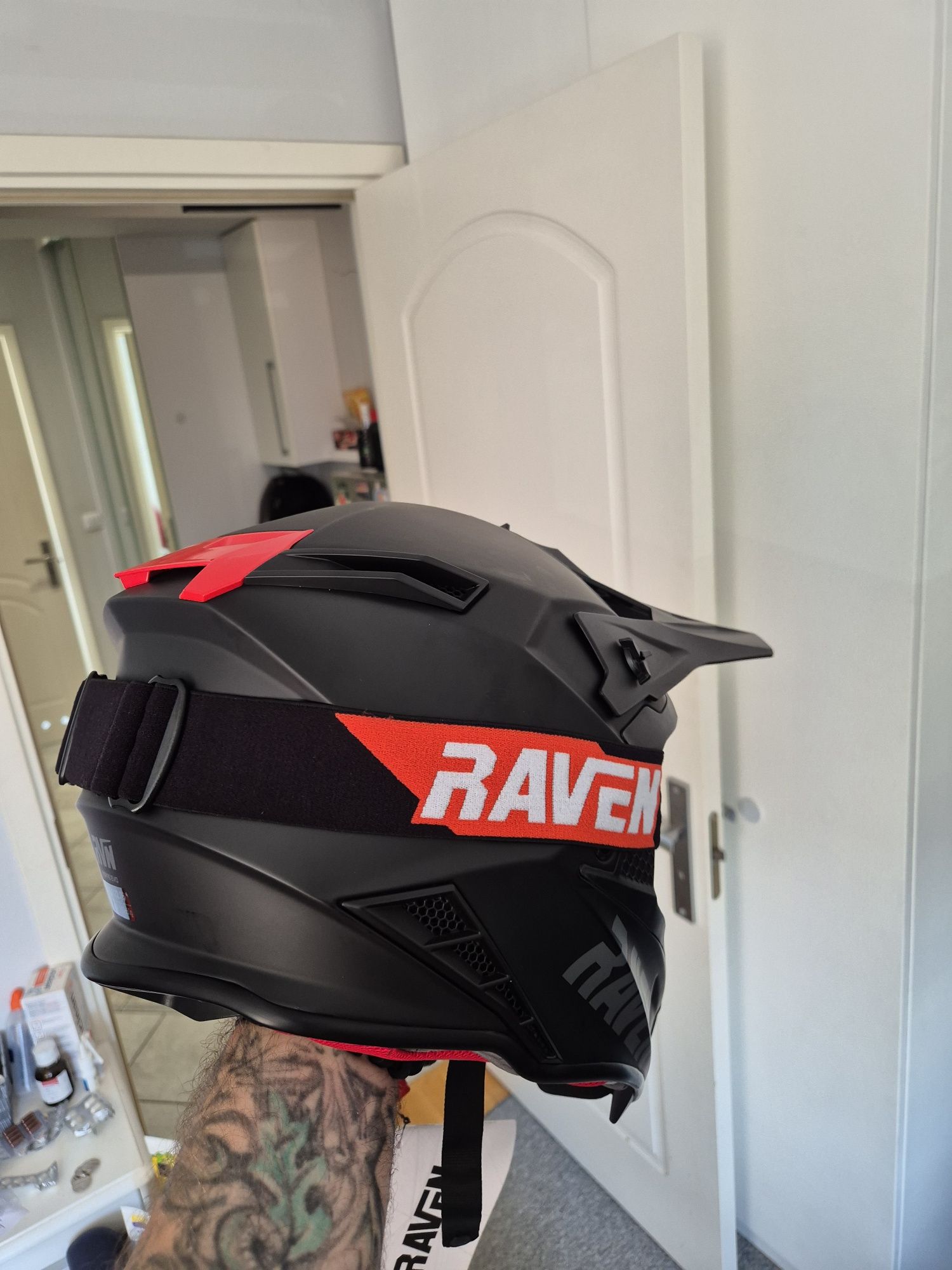 Kask Raven Aspire EVO + gogle Raven Sniper
