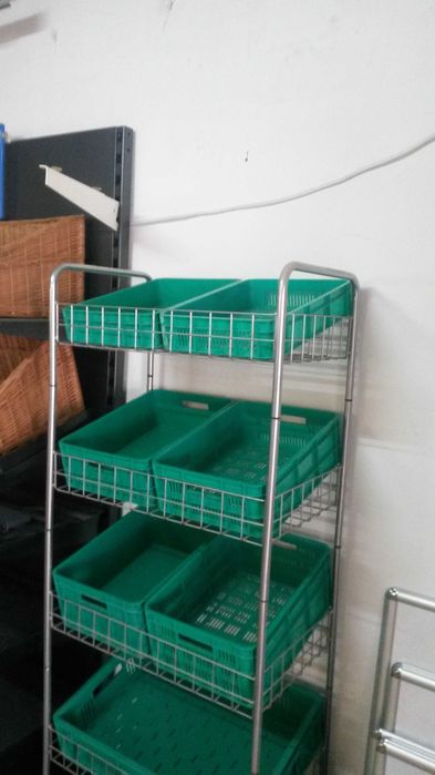 Mini Ragał Na Warzywa i Owoce Regał Druciany 60