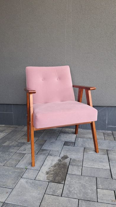 Dwa fotele odnowione lisek retro vintage kpl2szt