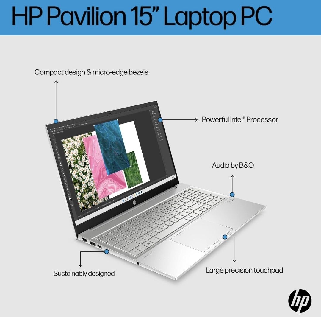 HP Pavilion 15-eg2651nd | Intel Core i7-1255U | 16GB RAM | 512GB SSD |