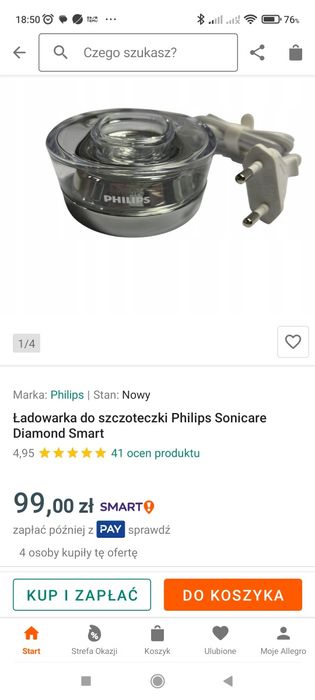 Ładowarka do szczoteczki Philips Sonicare  Diamond Smart