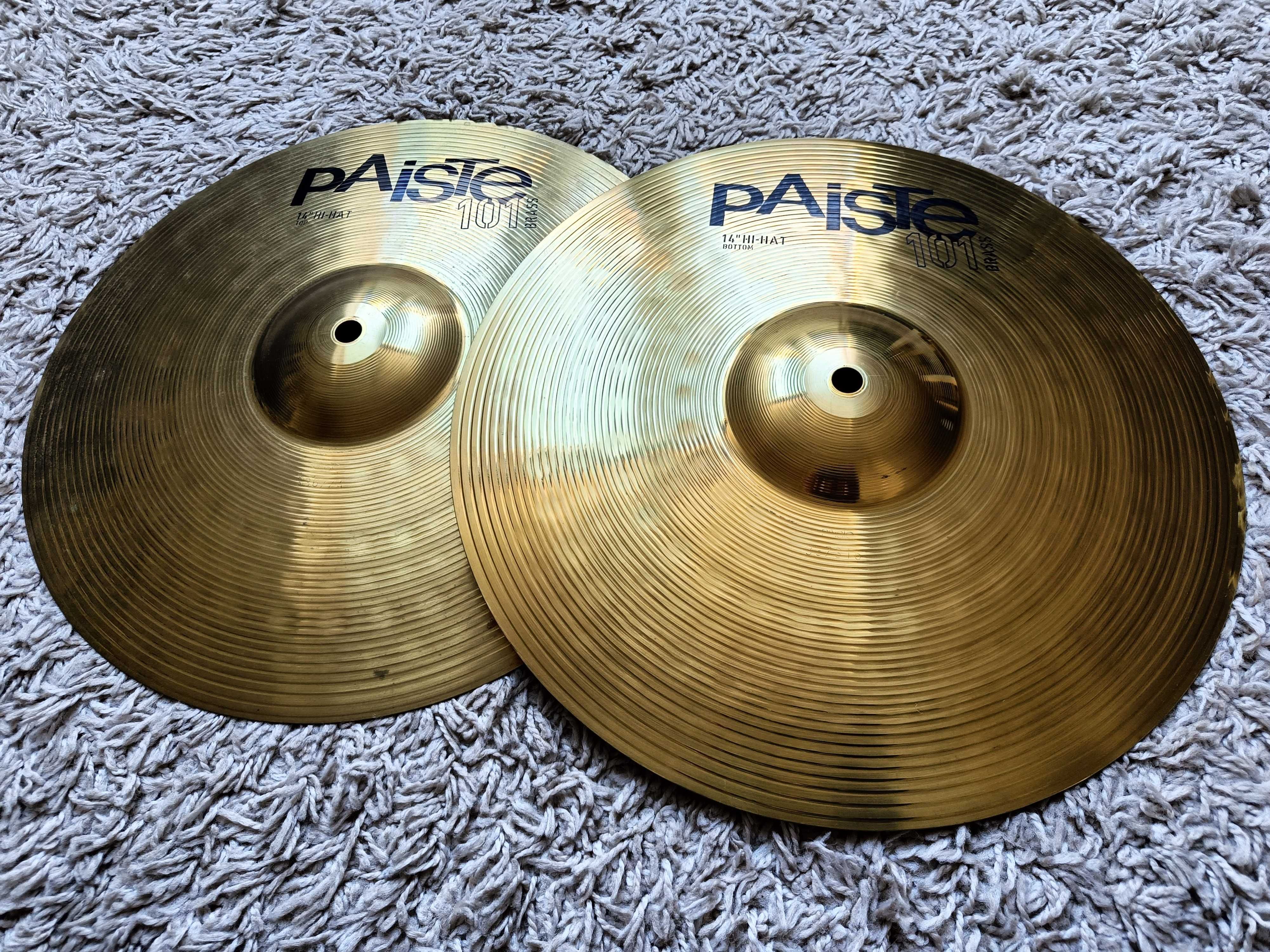 Talerze perkusyjne PAISTE 101 BRASS HI HAT 14"