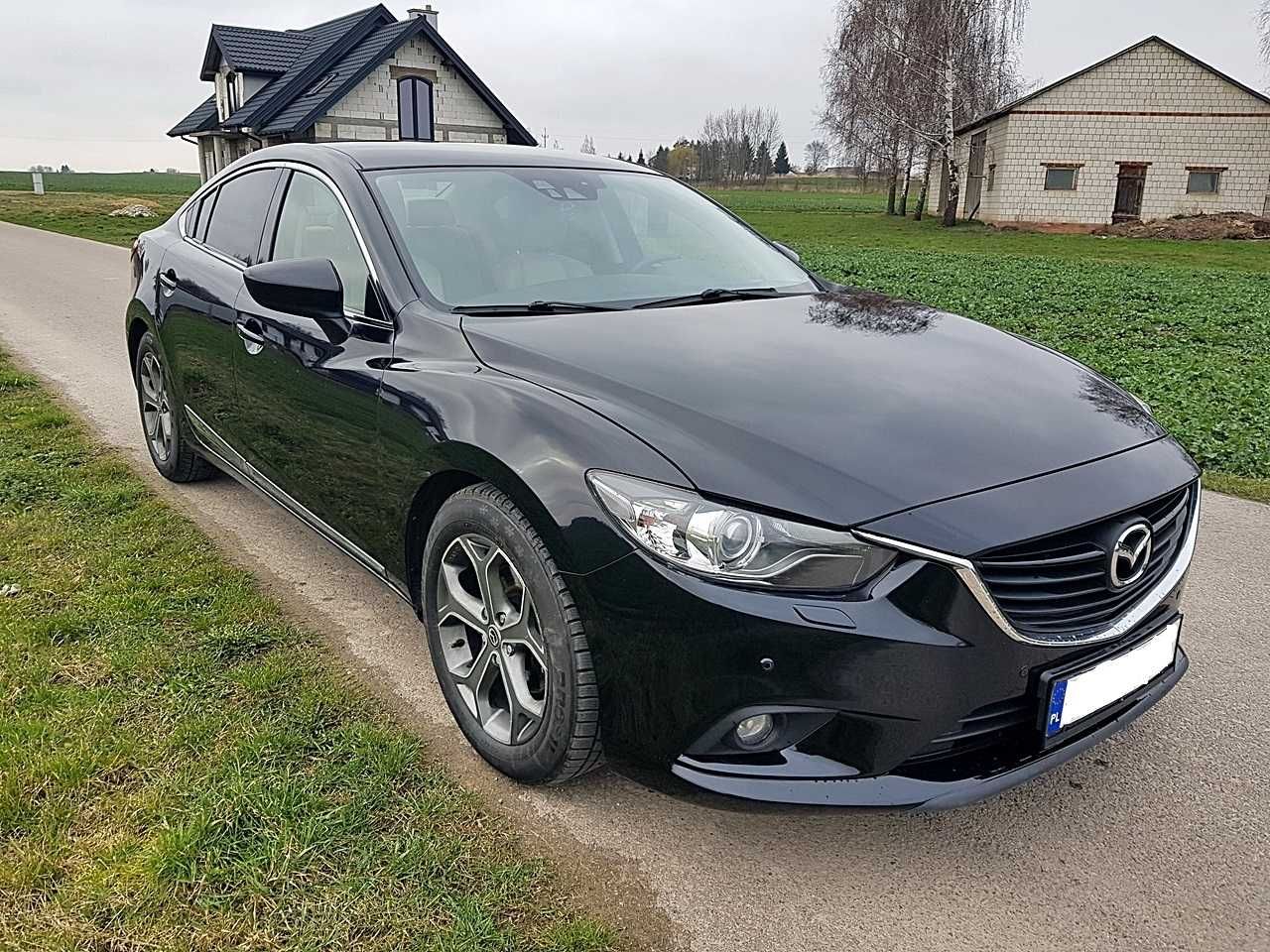 Mazda 6 Lift III generacja Sedan Salon PL Ledy Nawi Skóra 184 tyś km !