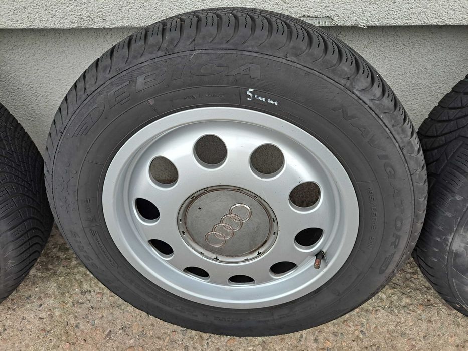 Felgi aluminiowe koła opony wielosezon Audi A3 8L 5X100 15" kpl