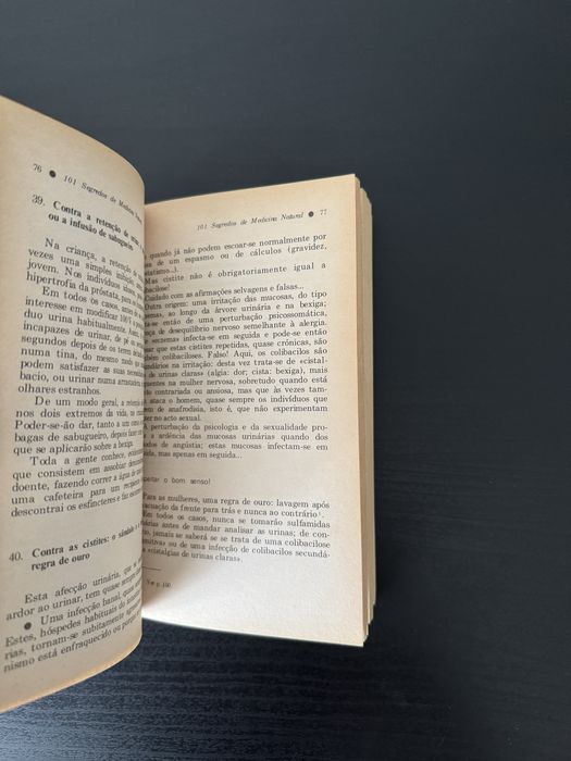 Livro "101 Segredos de Medicina Natural" do Dr. Peron-Autret
