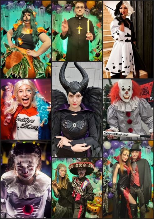 Костюми сукня Хеллоуін хелоуин Helloween страшні відьма Дракула оренда