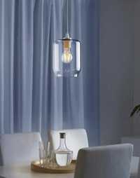 Zestaw lampa IKEA - Klosz, żarówka, oprawka z kablem NOWE