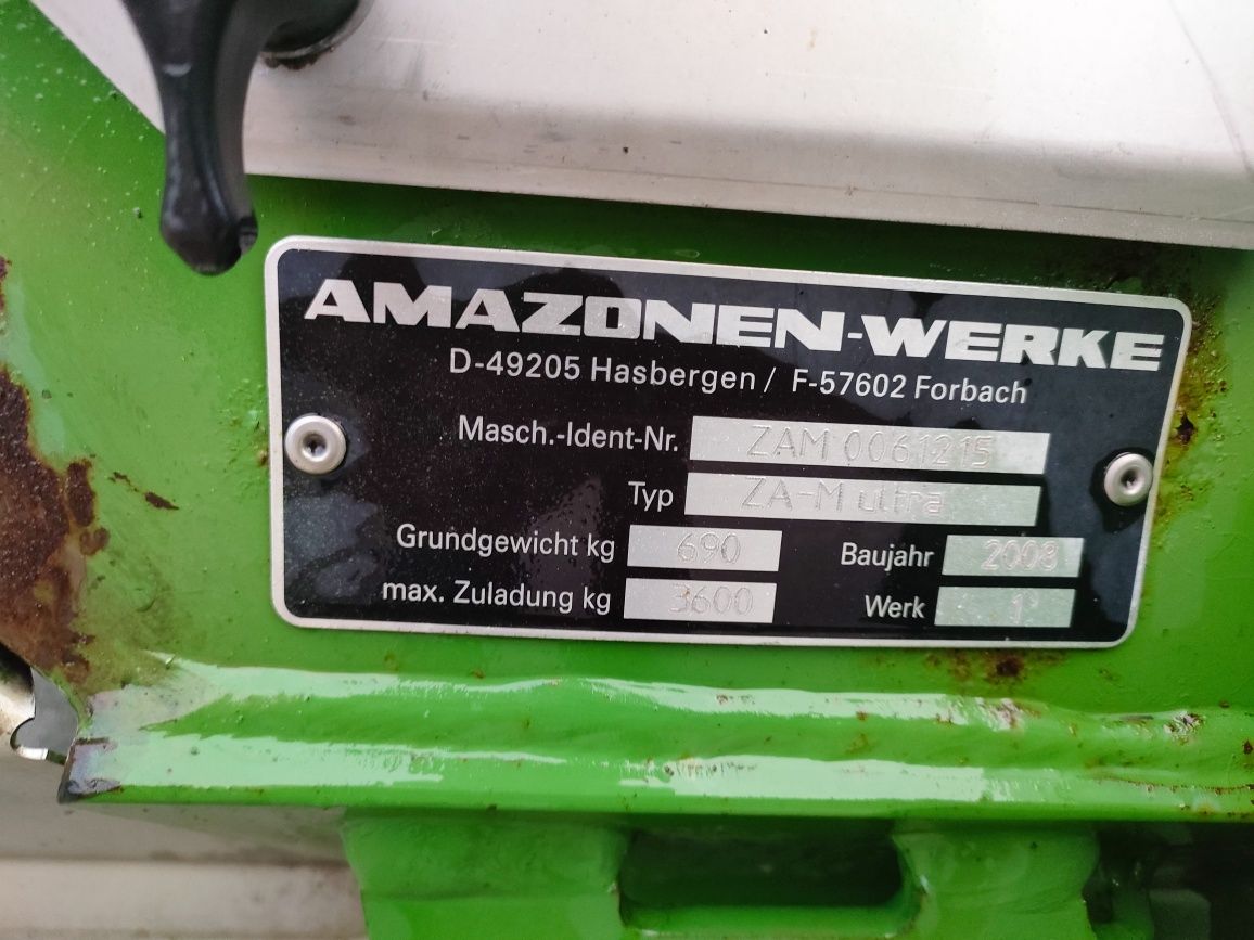 Rozsiewacz amazone zam ultra kuhn rauch sulky komputer waga bogballe