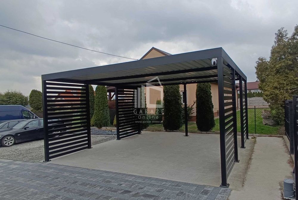 Carport Premium Wiata Samochodowa 6X6 Dodatkowa Zabudowa Id940