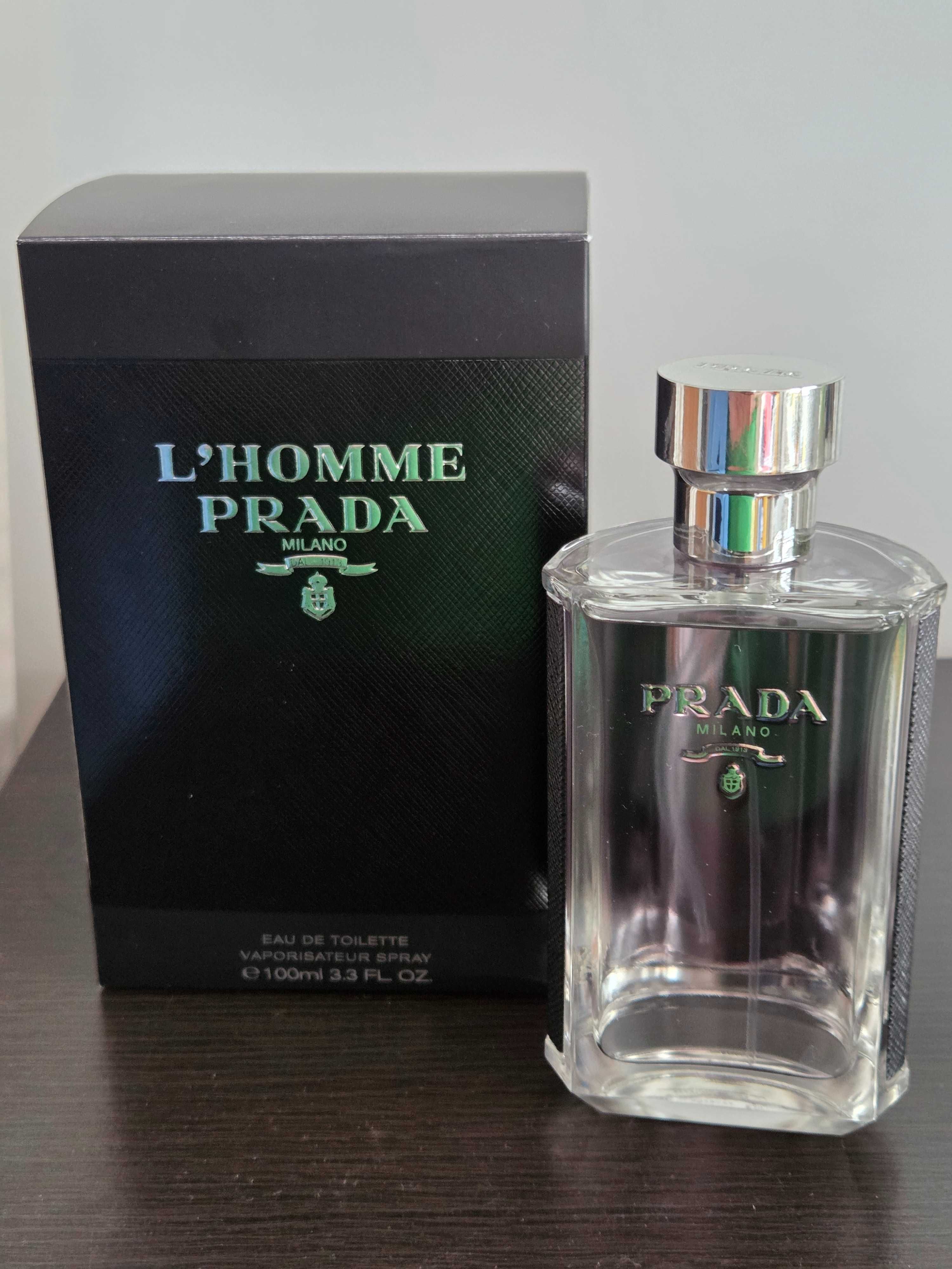 Prada L' Homme 100ml edt elegancka woda toaletowa