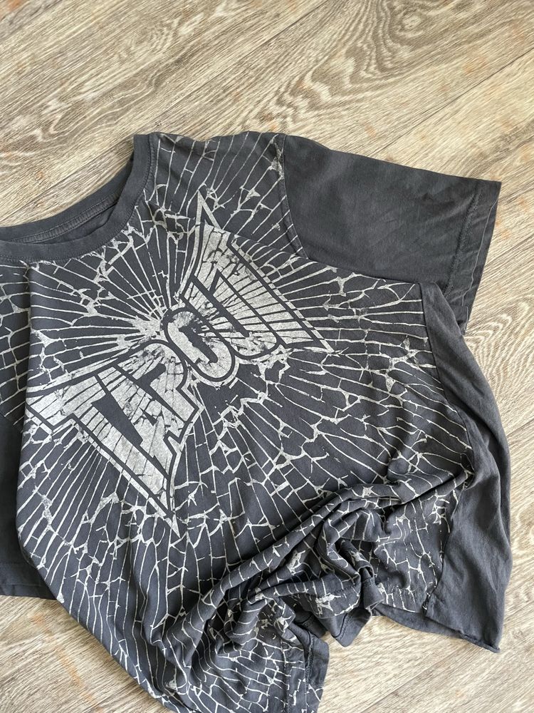 Футболка Tapout y2k drill sk8 opium реп скейт