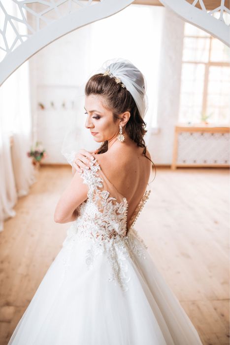 Весільна сукня А-силует S свадебное платье