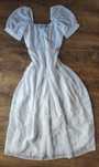 Asos biala sukienka maxi retro pinup aeterie koronkowa slubXS 34