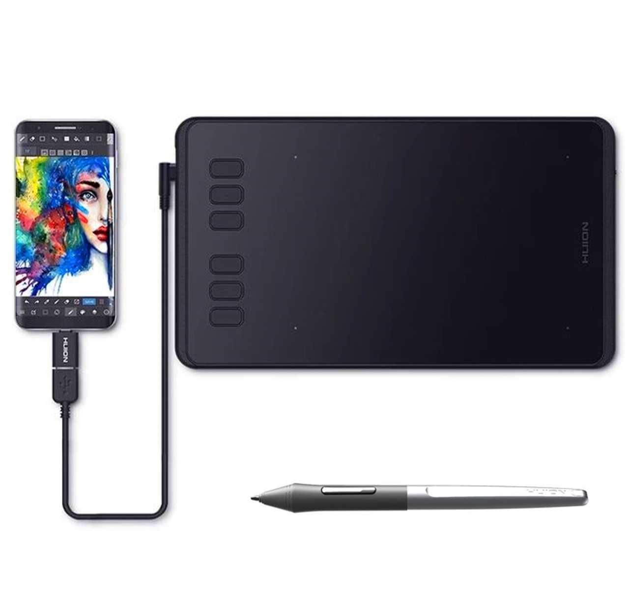 Новий! Huion Inspiroy H640P Графічний планшет