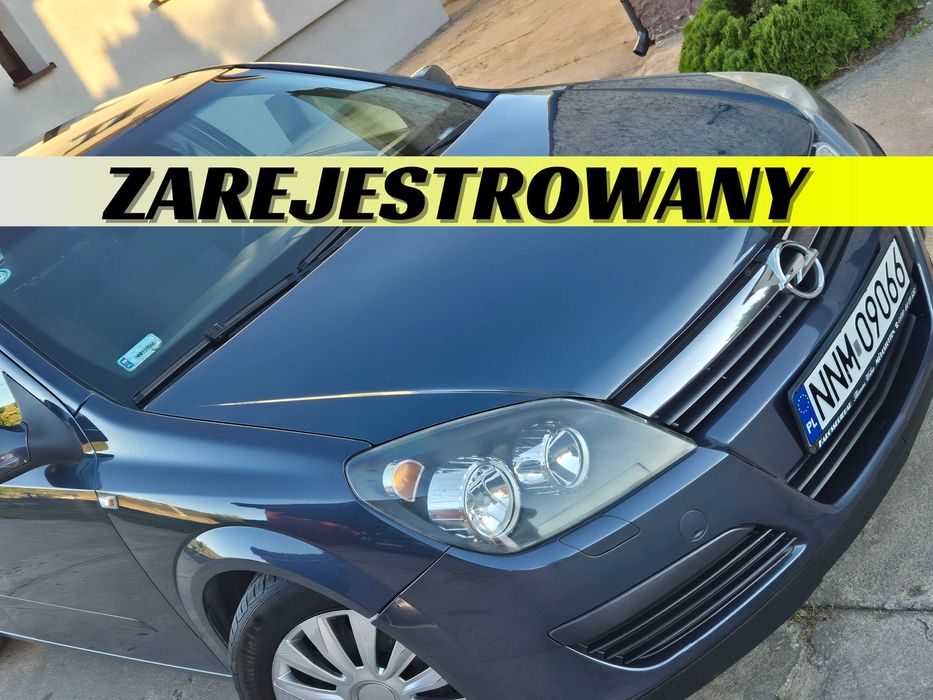 Opel Astra H • benzyna • 5 drzwi • 2007r • KLIMA • ŚWIEŻE OPŁATY • PL
