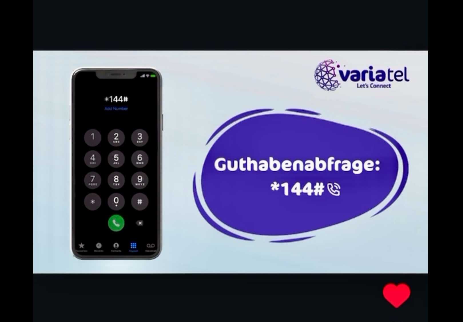 VARIAtel DE +49 Starter Niemcy SIM Card Prepaid Active