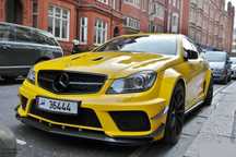 MERCEDES C KLASA W204 COUPE BLACK SERIES BODY KIT ZESTAW OSPOILEROWANIA