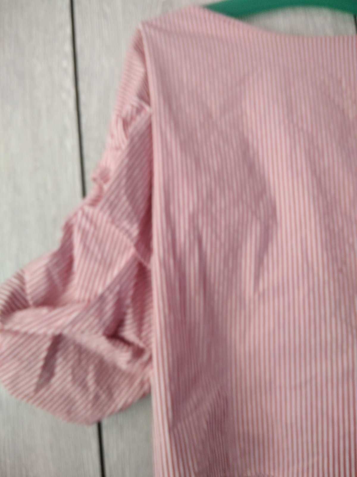 Блузка в красно-белую полоску Zara