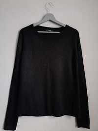 Czarny błyszczący sweter Top Secret (rozmiar 36)