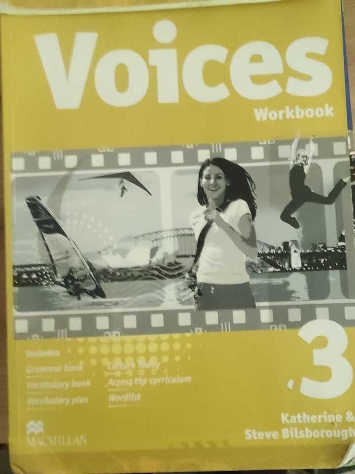 Voices 3 Język angielski, podręcznik i ćwiczenia.