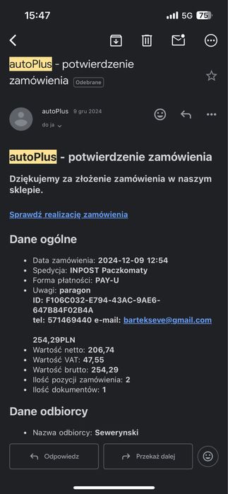 Mata - czujnik zajętości - fotel pasażera - AUDI A3