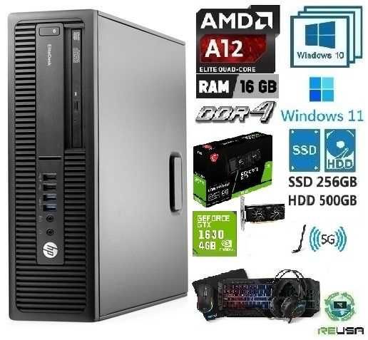 Pc-HP Low Gaming-G3-6ªG-AMD-3.7G|16G.DDr4|SSD+HDD|GTx1630-4G-D6|5G|KIT