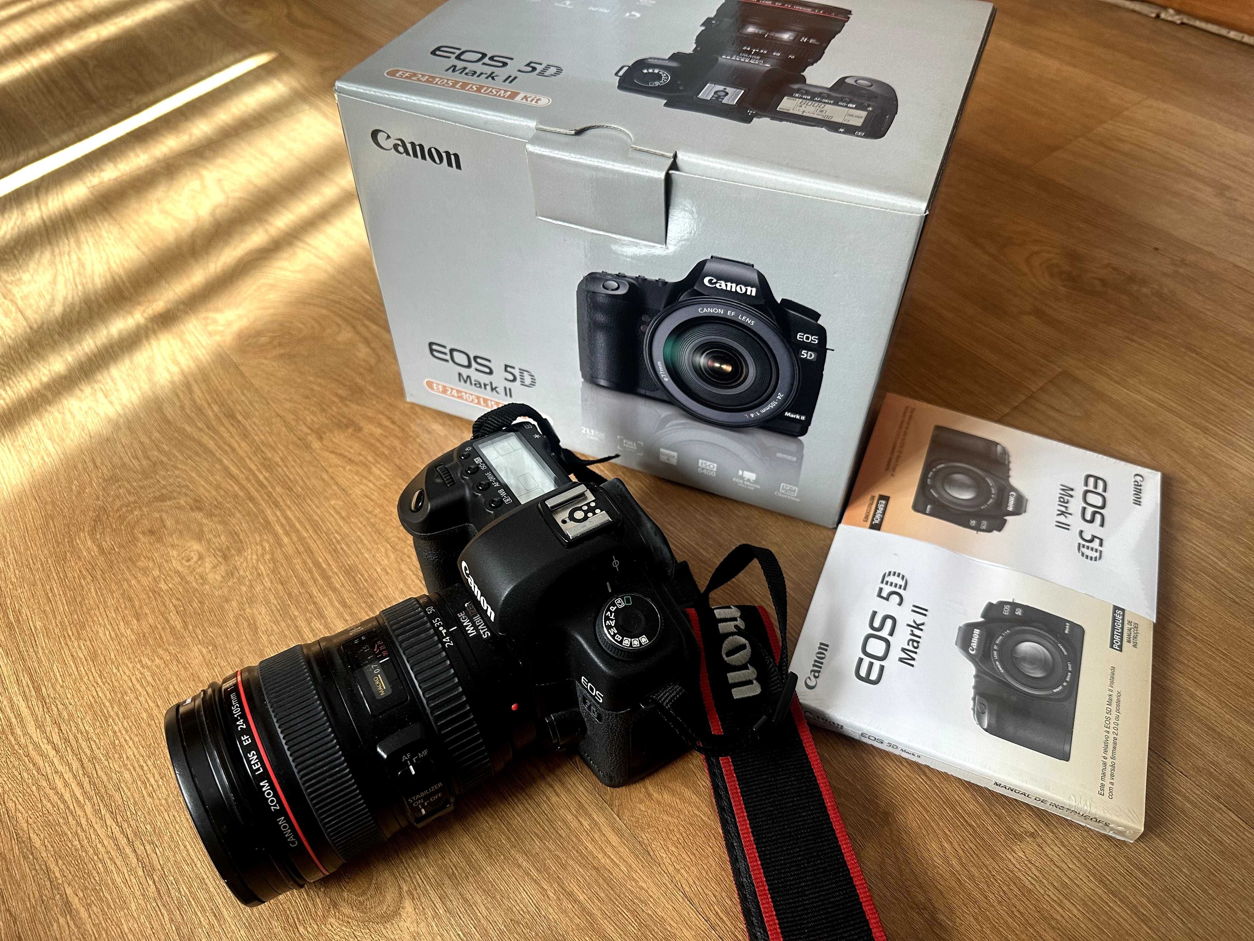 Canon 5D Mark II Kit 24-105 f/4.0 L IS USM + extras
