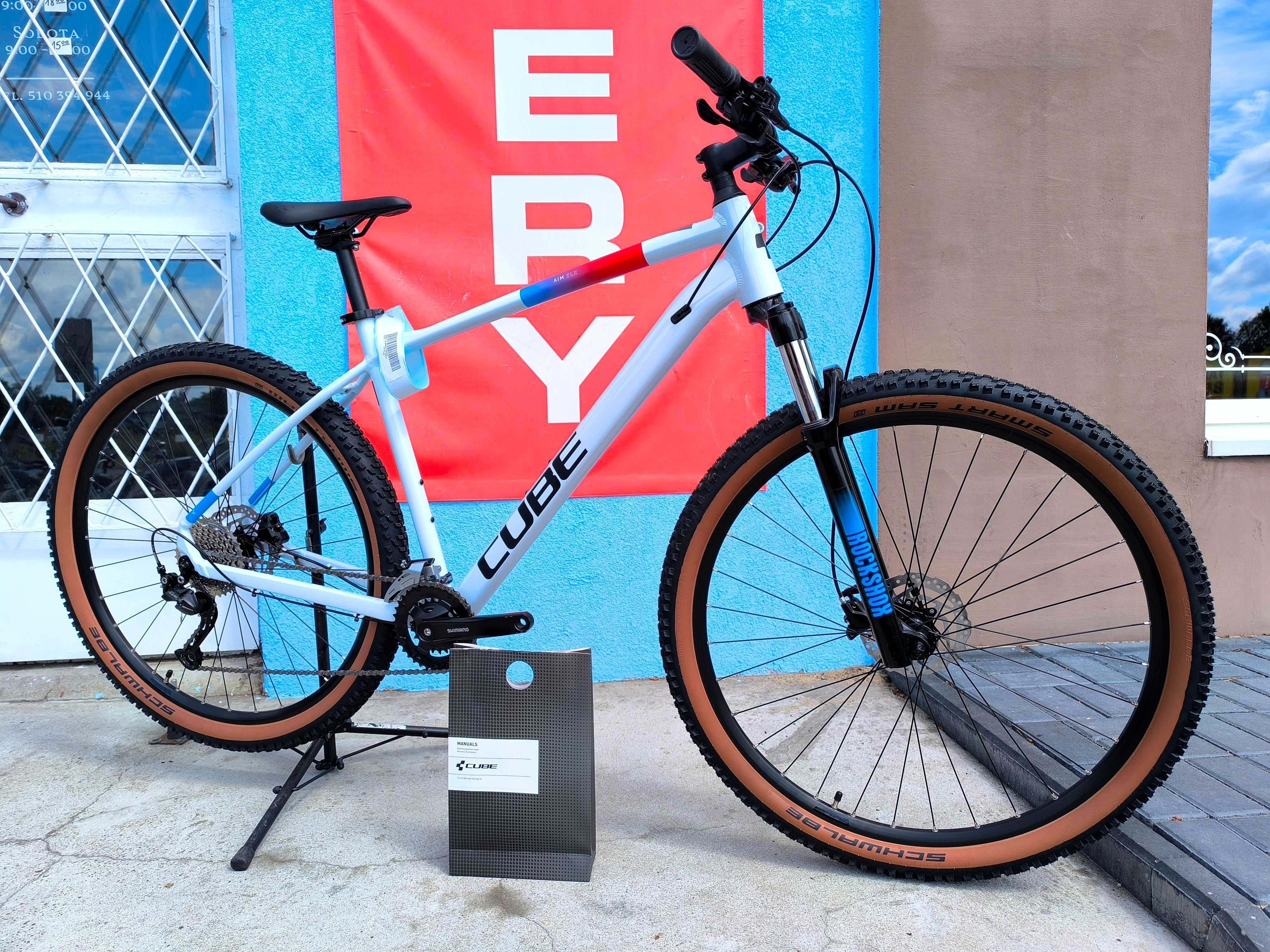 NOWY CUBE AIM SLX XL 22" Hydraulika SHIMANO Koła 29 Rock Shox Judy!!